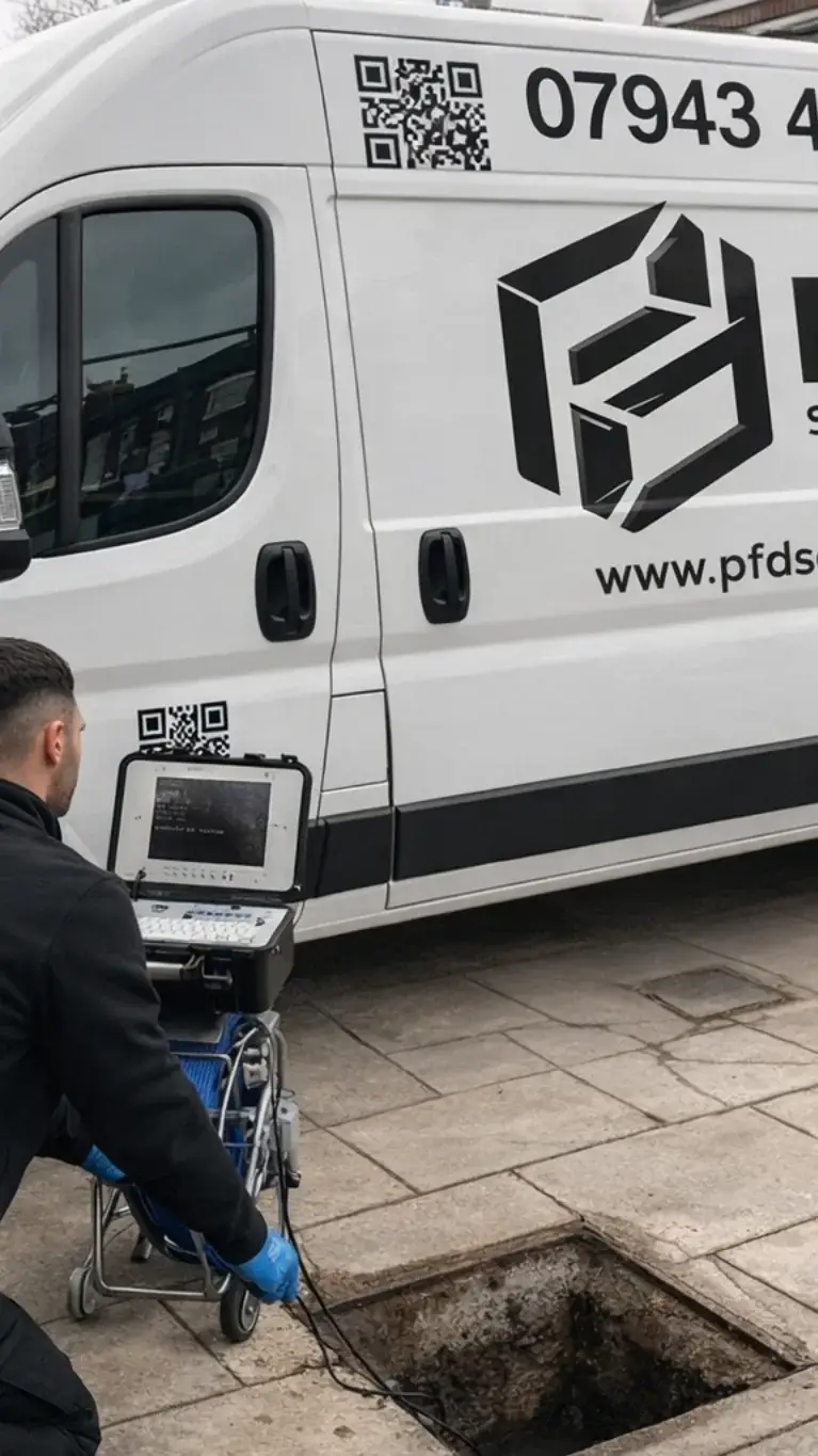 PFD Solutions CCTV drain survey van